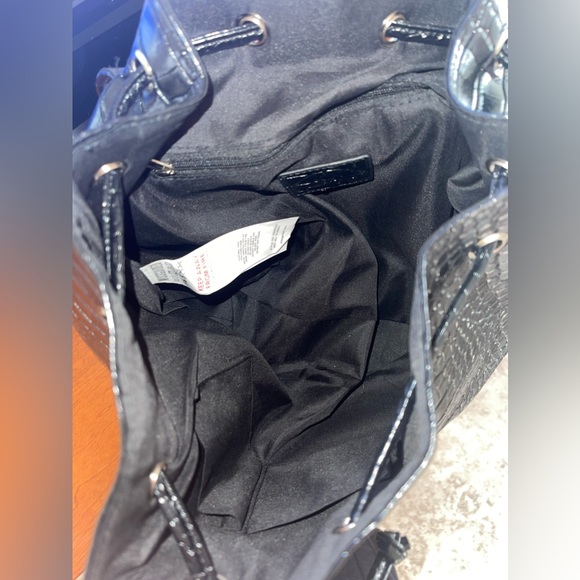 Faux Croc Backpack - Picture 2 of 3